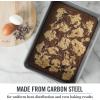imageMartha Stewart Gallen 17 x 11 Inch Nonstick Carbon Steel Cookie Sheet  Cool GreySilver