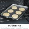 imageMartha Stewart Gallen 17 x 11 Inch Nonstick Carbon Steel Cookie Sheet  Cool GreySilver