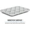 imageMartha Stewart Gallen 17 x 11 Inch Nonstick Carbon Steel Cookie Sheet  Cool GreySilver