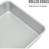 imageMartha Stewart Gallen 17 x 11 Inch Nonstick Carbon Steel Cookie Sheet  Cool GreySilver