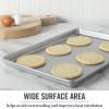 imageMartha Stewart Gallen 17 x 11 Inch Nonstick Carbon Steel Cookie Sheet  Cool GreySilver