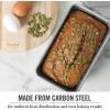 imageMartha Stewart Gallen 17 x 11 Inch Nonstick Carbon Steel Cookie Sheet  Cool GreySilver