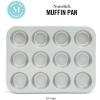 imageMartha Stewart Gallen 17 x 11 Inch Nonstick Carbon Steel Cookie Sheet  Cool GreySilver