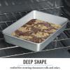 imageMartha Stewart Gallen 17 x 11 Inch Nonstick Carbon Steel Cookie Sheet  Cool GreySilver