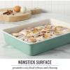 imageMartha Stewart Gallen 17 x 11 Inch Nonstick Carbon Steel Cookie Sheet  Cool GreyTeal