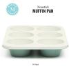 imageMartha Stewart Gallen 17 x 11 Inch Nonstick Carbon Steel Cookie Sheet  Cool GreyTeal