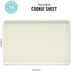 imageMartha Stewart Gallen 17 x 11 Inch Nonstick Carbon Steel Cookie Sheet  Cool GreyTeal