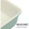 imageMartha Stewart Gallen 17 x 11 Inch Nonstick Carbon Steel Cookie Sheet  Cool GreyTeal