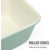 imageMartha Stewart Gallen 17 x 11 Inch Nonstick Carbon Steel Cookie Sheet  Cool GreyTeal