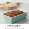 imageMartha Stewart Gallen 17 x 11 Inch Nonstick Carbon Steel Cookie Sheet  Cool GreyTeal