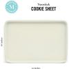 imageMartha Stewart Gallen 17 x 11 Inch Nonstick Carbon Steel Cookie Sheet  Cool GreyTeal