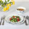 imageMartha Stewart Goodale Vintage Blue Stoneware 16 Piece Dinnerware SetBlue Floral