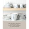 imageMartha Stewart Goodale Vintage Blue Stoneware 16 Piece Dinnerware SetBlue Floral