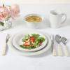 imageMartha Stewart Goodale Vintage Blue Stoneware 16 Piece Dinnerware SetLinen White