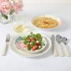 imageMartha Stewart Goodale Vintage Blue Stoneware 16 Piece Dinnerware SetPeony