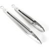 imageMartha Stewart Richburn 2pc 12quot ampamp 9quot Tongs Set  Stainless SteelTong Set 12 and 9