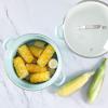 imageMartha Stewart Thayer 8Quart Enamel On Steel Scratch Resistant Stock Pot wLid  Martha BlueMartha Blue