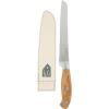 imageOprahs Favorite Things  8 Inch German Steel Chef Knife WItalian Olive Wood Forged HandleBread Knife  Wood Handle