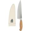imageOprahs Favorite Things  8 Inch German Steel Chef Knife WItalian Olive Wood Forged HandleChefs Knife  Wood Handle