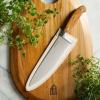 imageOprahs Favorite Things  8 Inch German Steel Chef Knife WItalian Olive Wood Forged HandleChefs Knife  Wood Handle