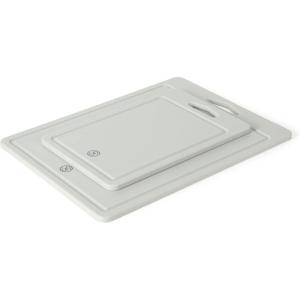 imageMartha Stewart BPA Free Plastic Cutting Board 16quot x 12quot and 12quot x 8quot  Martha Blue  Dishwasher Safe 2PackGray