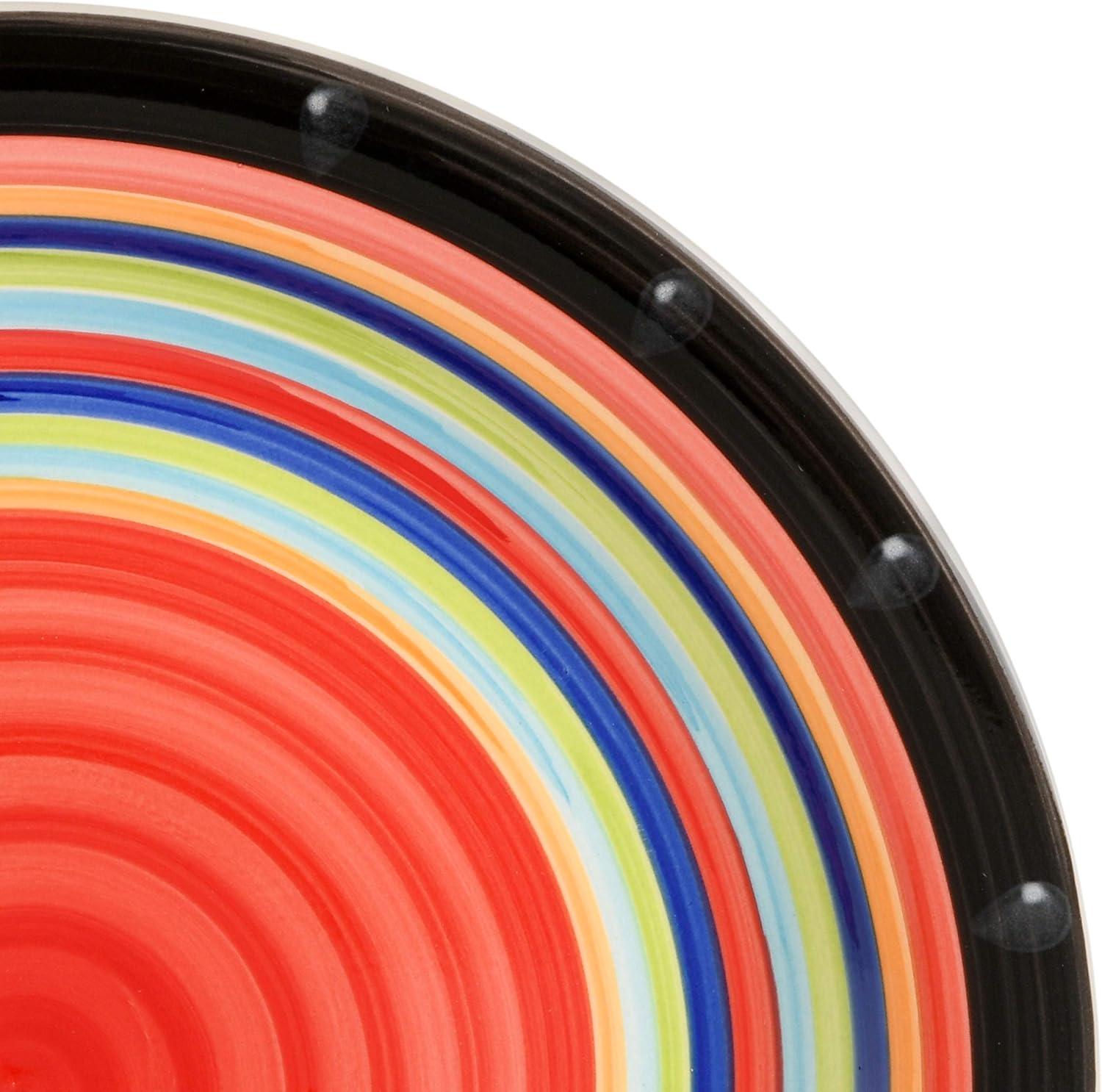 imageGibson Home Vibes Dinnerware Set Service for 4 12pcs Assorted ColorsMulticolor