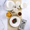 imageGibson  10250416RM Gibson Home Amelia Court 16 Piece Dinnerware Set WhiteWhite Embossed