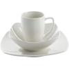 imageGibson  10250416RM Gibson Home Amelia Court 16 Piece Dinnerware Set WhiteWhite Soft Square