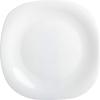imageGibson Home Ultra 18 Piece Break and Chip Resistant Dinnerware Plates and Bowls Set Round Service for 6 Opal Glass WhiteOpal Glass  Square