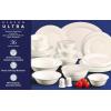 imageGibson Home Ultra 18 Piece Break and Chip Resistant Dinnerware Plates and Bowls Set Round Service for 6 Opal Glass WhiteOpal Glass