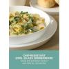 imageGibson Home Ultra 18 Piece Break and Chip Resistant Dinnerware Plates and Bowls Set Round Service for 6 Opal Glass WhiteWhite Modern Opal