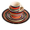 imageGibson Home Vibes Dinnerware Set Service for 4 12pcs Assorted ColorsMulticolor