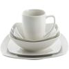 imageGibson Home Zen Buffetware 39 Piece Dinnerware Set  White