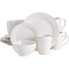 imageGibson  10250416RM Gibson Home Amelia Court 16 Piece Dinnerware Set WhiteWhite Embossed