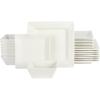 imageGibson Home Zen Buffet Hard Square Porcelain Chip and Scratch Resistant Dinnerware Set White Service for 8 24pcs