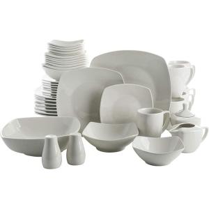 imageGibson Home Zen Buffetware 39 Piece Dinnerware Set  White