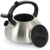 imageMr Coffee Harpwell Stainless Steel Whistling Tea Kettle 18Quart Brushed Stainless Steel