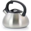 imageMr Coffee Harpwell Stainless Steel Whistling Tea Kettle 18Quart Brushed Stainless Steel