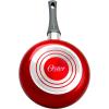 imageOster 6298701 Herscher 8 Inch NonStick Aluminum Fry Pan Translucent RedTranslucent Red