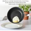 imageMartha Stewart Bosworth 10 Piece Hard Anodized Nonstick Aluminum Cookware Set  BlackCookware Set