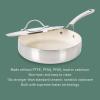 imageOprahs Favorite Things  12 Piece Triply Stainless Steel Pots and Pans Cookware Set wNonStick NonToxic Ceramic Interior Ceramic Steamer Inserts ampamp 12 Protective Care BagsTriPly Stainless Steel