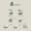imageOprahs Favorite Things  12 Piece Triply Stainless Steel Pots and Pans Cookware Set wNonStick NonToxic Ceramic Interior Ceramic Steamer Inserts ampamp 12 Protective Care BagsSage Green
