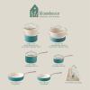imageOprahs Favorite Things  12 Piece Triply Stainless Steel Pots and Pans Cookware Set wNonStick NonToxic Ceramic Interior Ceramic Steamer Inserts ampamp 12 Protective Care BagsAgave Blue