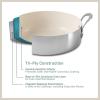 imageOprahs Favorite Things  12 Piece Triply Stainless Steel Pots and Pans Cookware Set wNonStick NonToxic Ceramic Interior Ceramic Steamer Inserts ampamp 12 Protective Care BagsStainless Steel and Cream