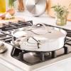imageOprahs Favorite Things  12 Piece Triply Stainless Steel Pots and Pans Cookware Set wNonStick NonToxic Ceramic Interior Ceramic Steamer Inserts ampamp 12 Protective Care BagsTriPly Stainless Steel
