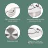 imageOprahs Favorite Things  12 Piece Triply Stainless Steel Pots and Pans Cookware Set wNonStick NonToxic Ceramic Interior Ceramic Steamer Inserts ampamp 12 Protective Care BagsTriPly Stainless Steel