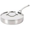 imageOprahs Favorite Things  12 Piece Triply Stainless Steel Pots and Pans Cookware Set wNonStick NonToxic Ceramic Interior Ceramic Steamer Inserts ampamp 12 Protective Care BagsTriPly Stainless Steel