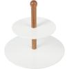 imageGibson Home Gracious Dining 3 Piece 108quot Serving Stand w Wood White