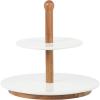 imageGibson Home Gracious Dining 3 Piece 108quot Serving Stand w Wood White
