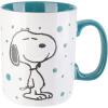 imagePeanuts Snoopy Freckled Joy 15oz Mugs Stoneware 4Pack Assorted Colors